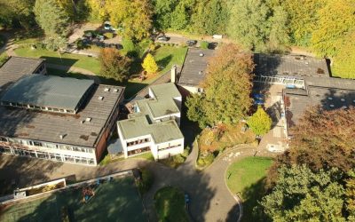 Collège Saint-Hubert: Roof insulation work