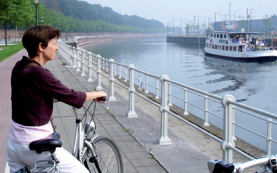 Inauguration of the canal cycle route by the BCR